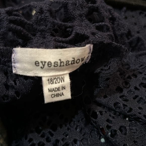 Kimono / Coverup  Detailed Lace Open Front Sleeveless Size 18/20 - Picture 8 of 8